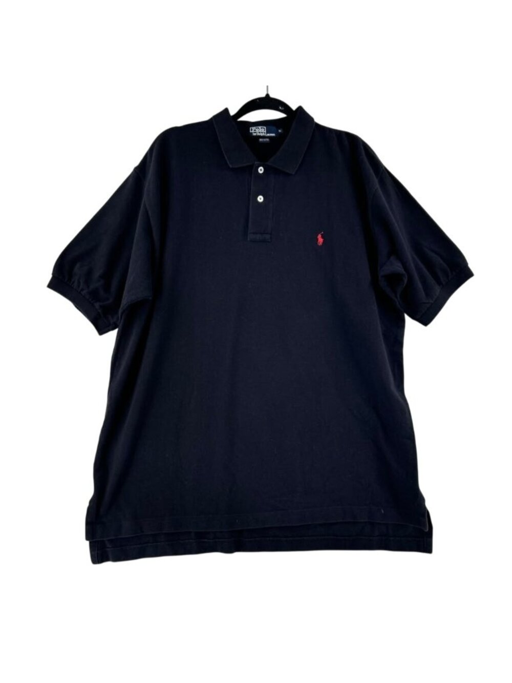 VTG Polo by Ralph Lauren Polo Shirt Men’s Size XL Navy Blue Short Sleeve